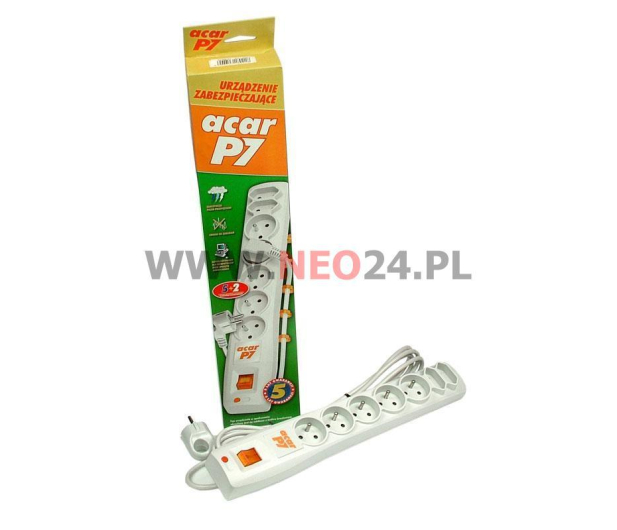 HSK DATA Listwa zasilająca ACAR P7 Szara (ALP-ACARP7---1N) - 1414887 - zdjęcie